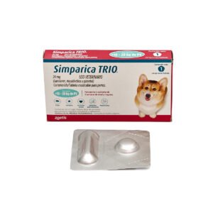 SIMPARICA TRIO 1 TAB 24 MG (10-20 KGS)