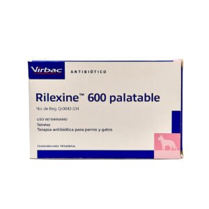 RILEXINE 600 PALATABLE 14 TAB